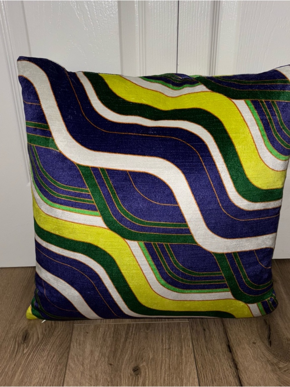 Jonathan Adler | Milano Emerald/Purple Mod Tide Pillow - Picture 4 of 4